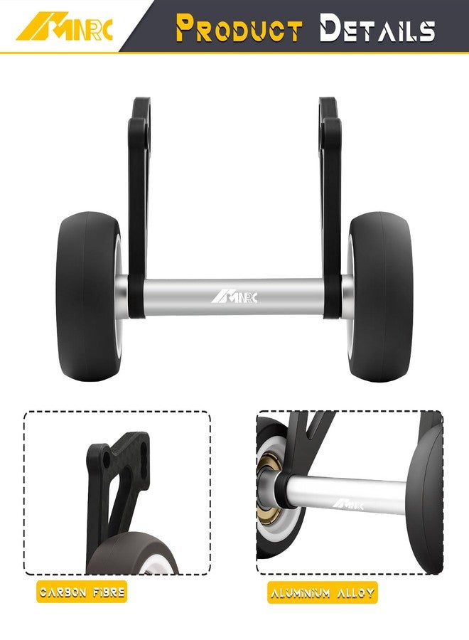 NMNRC Alloy Carbon Fiber Wheelie Bar Adjustable Angle Compatible with Arrma 1/8 Notorious Kraton 6S EXB V6 4X4 RTR Notorious Series Upgrades Part Sliver - Image 4